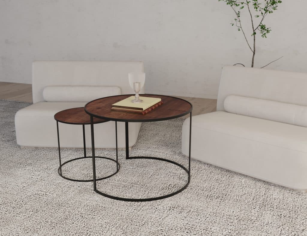 ترابيزة ديو وود - LTA0060