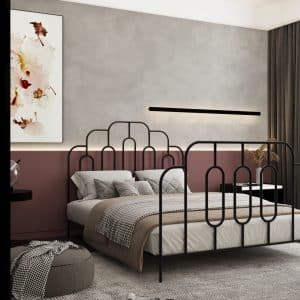 سرير حديد فورجيه