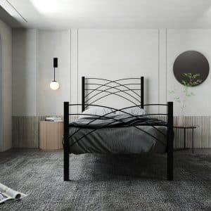 سرير حديد فورجيه مودرن 120 سم