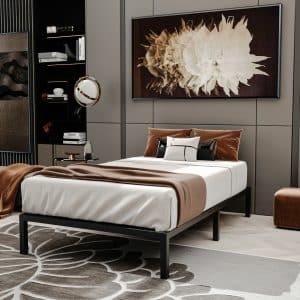 سرير مودرن حديد 120 سم