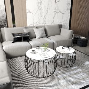 ترابيزة قهوة - ترابيزة مودرن - ترابيزة انتريه مودرن - ترابيزة ركنة مودرن