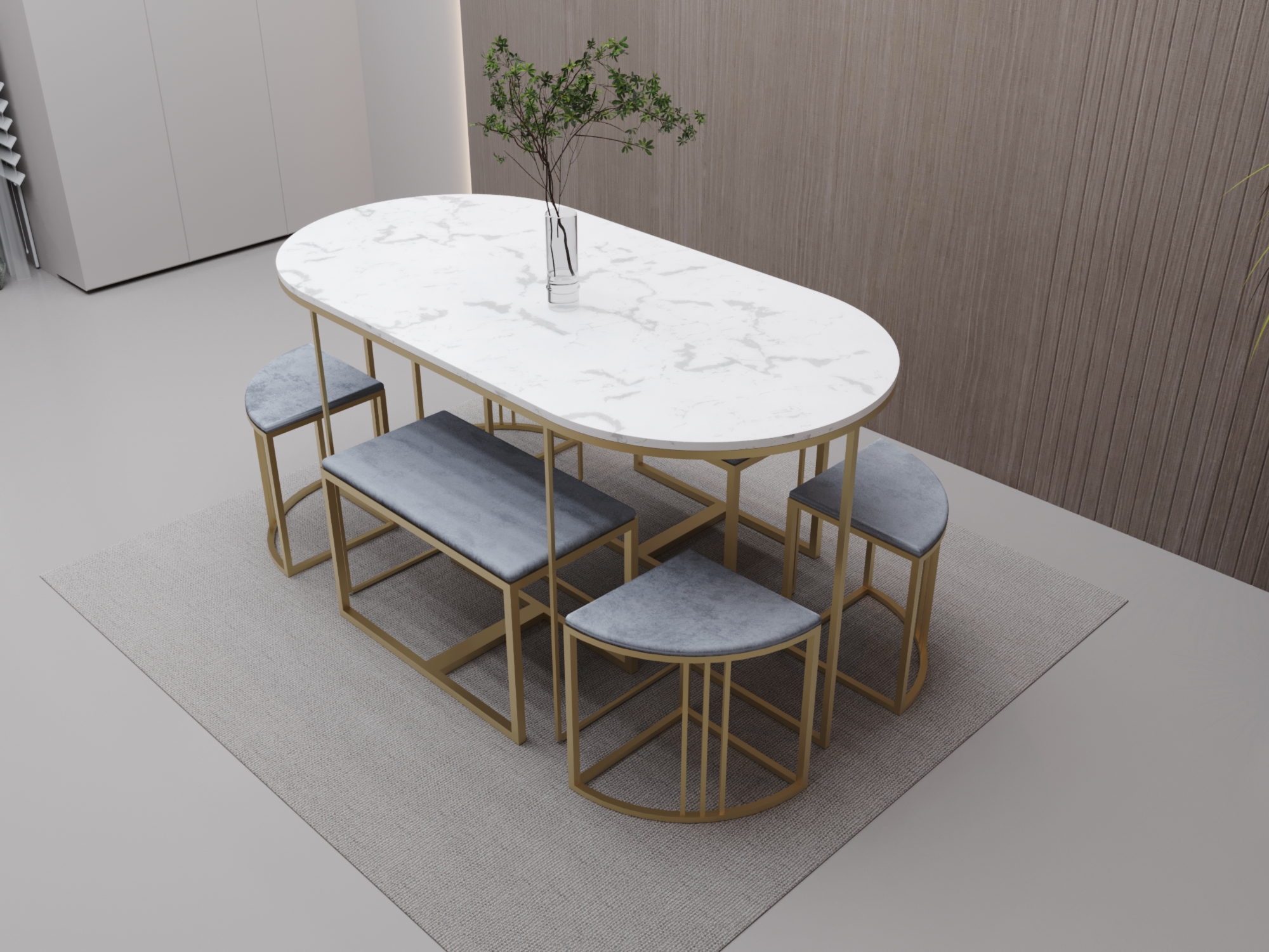 سفرة مودرن صغيرة - سفرة مودرن - سفرة مودرن ٦ كراسي - كراسى سفرة مودرن