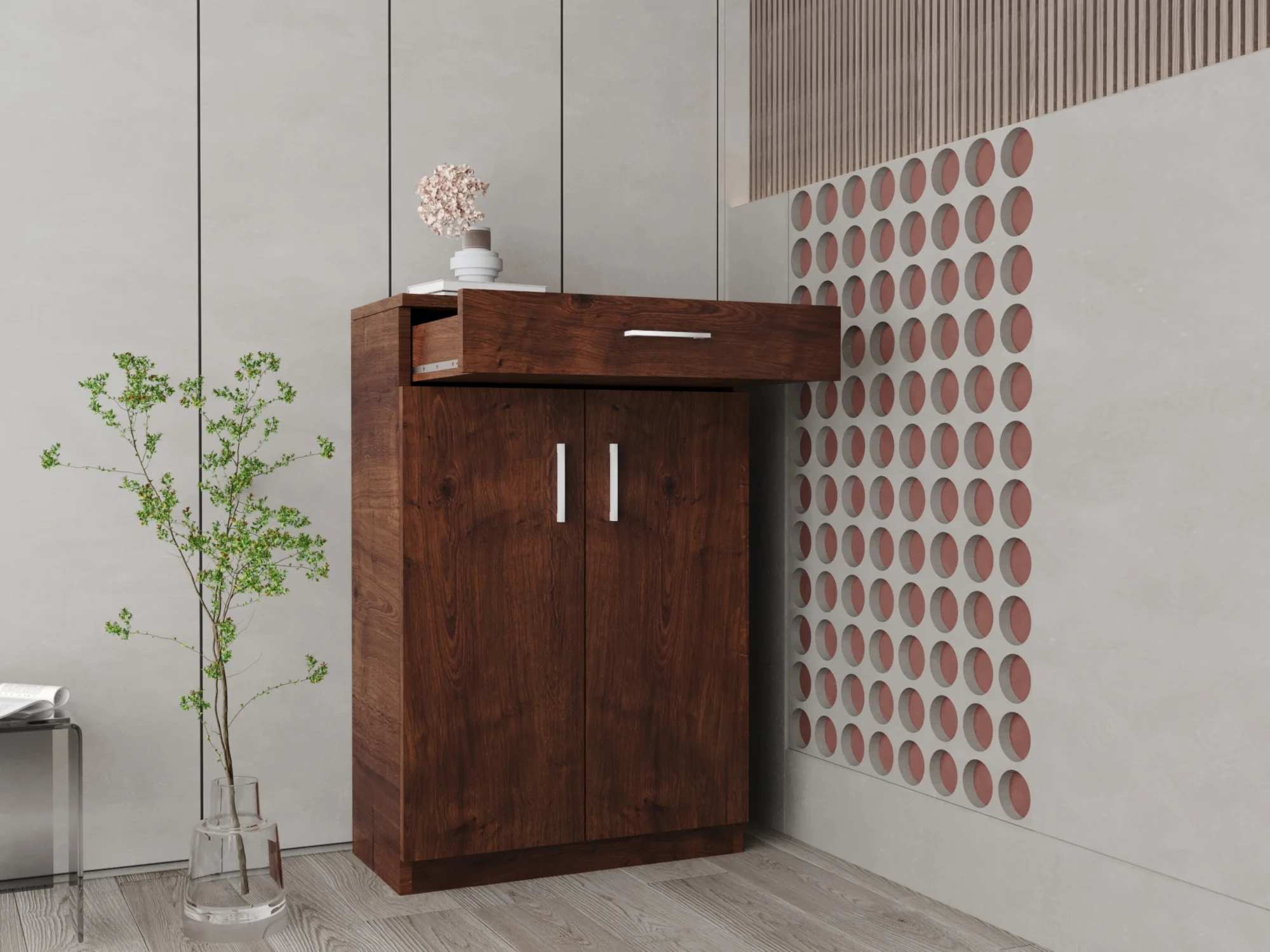 جزامة وود كلاس جزامة خشب بني