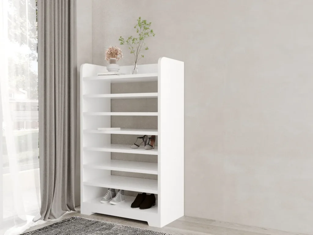 وايت لاين جزامة مودرن خشب بيضاء