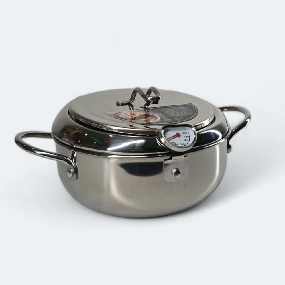 مقلاة عميقة للقلي تصميم ياباني مزودة بتايمر