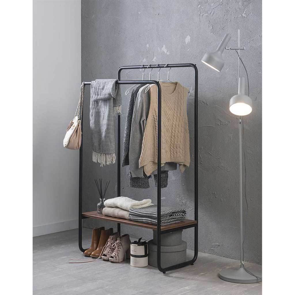 حامل ملابس - أسود