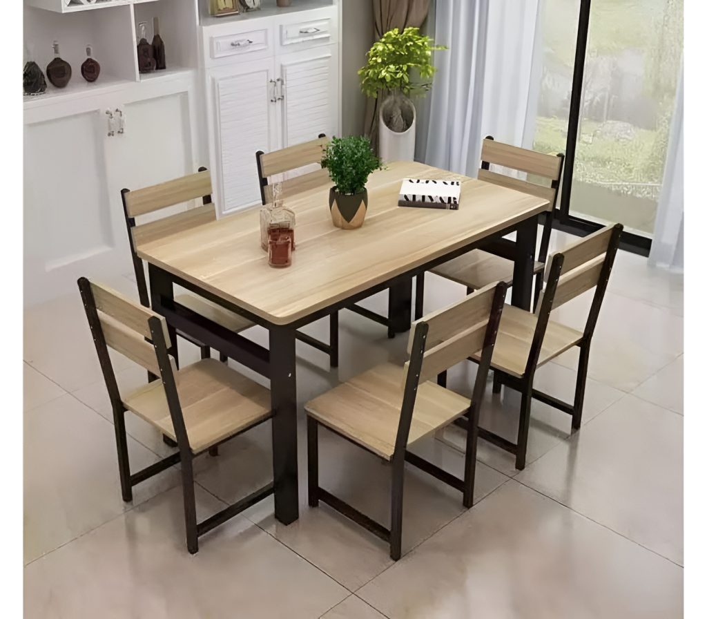 سفرة طعام باللون الأسود والبيج