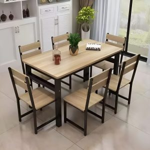 سفرة طعام باللون الأسود والبيج