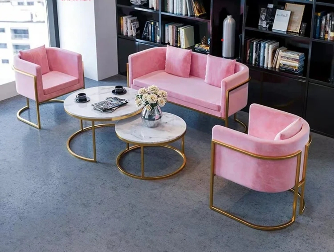 طقم انتريه 5 قطع  ذهبي