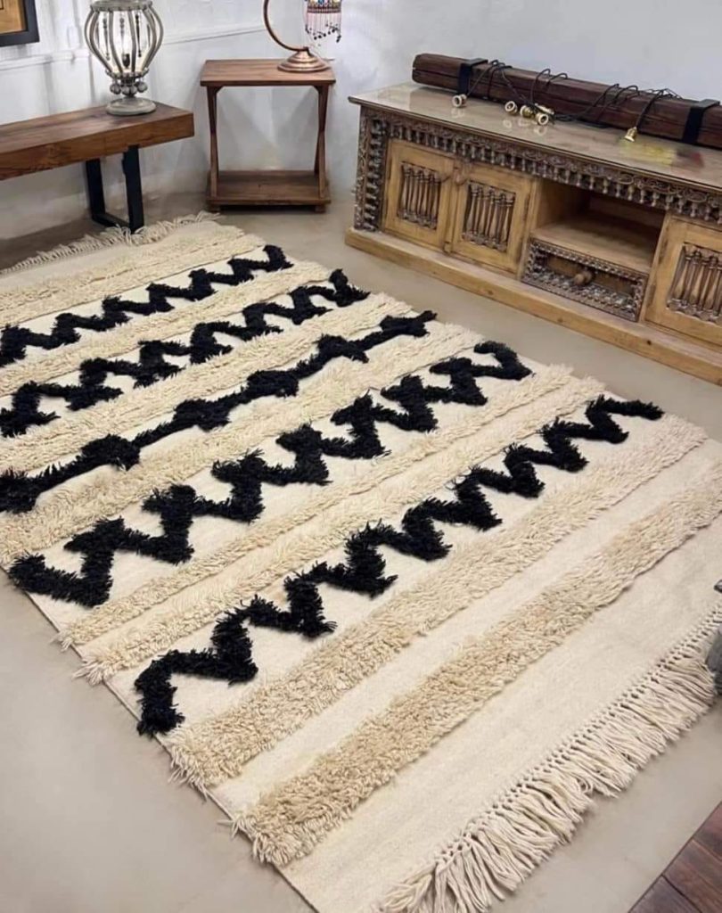 سجادة صوف صناعة يدوية