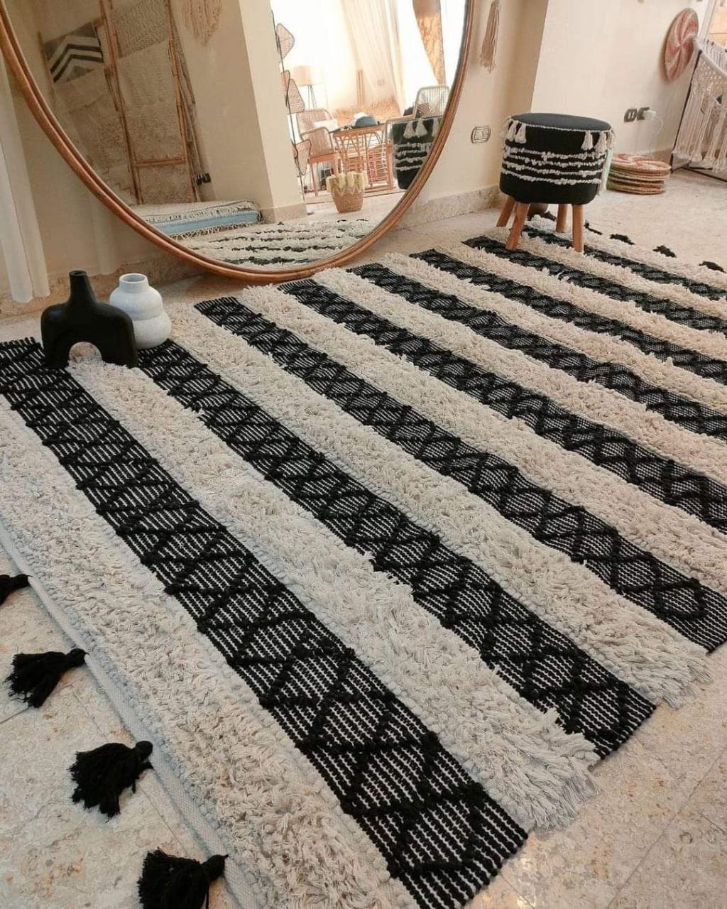 سجادة صوف صناعة يدوية