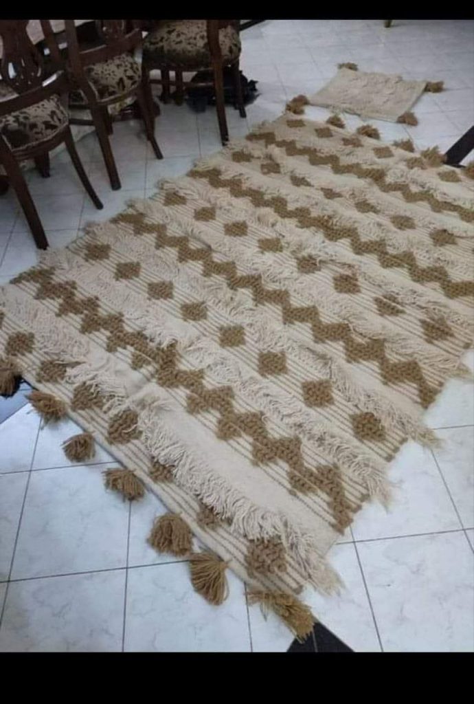 سجادة صوف صناعة يدوية