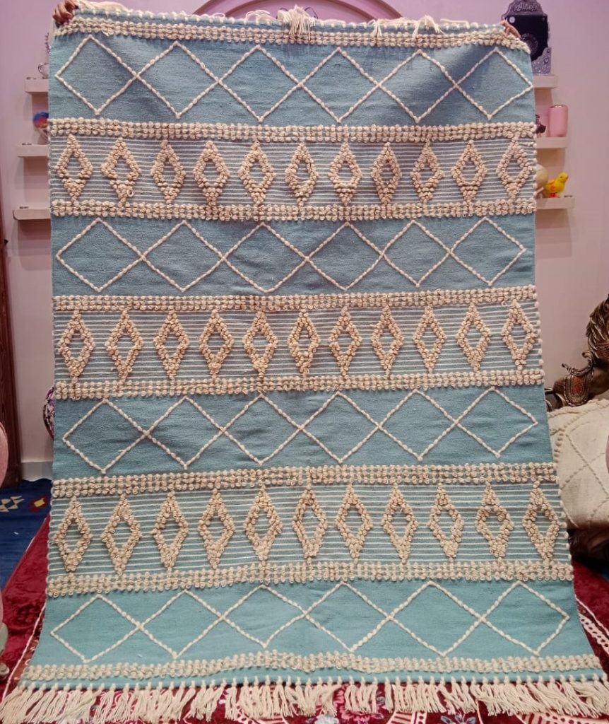 سجادة صوف صناعة يدوية