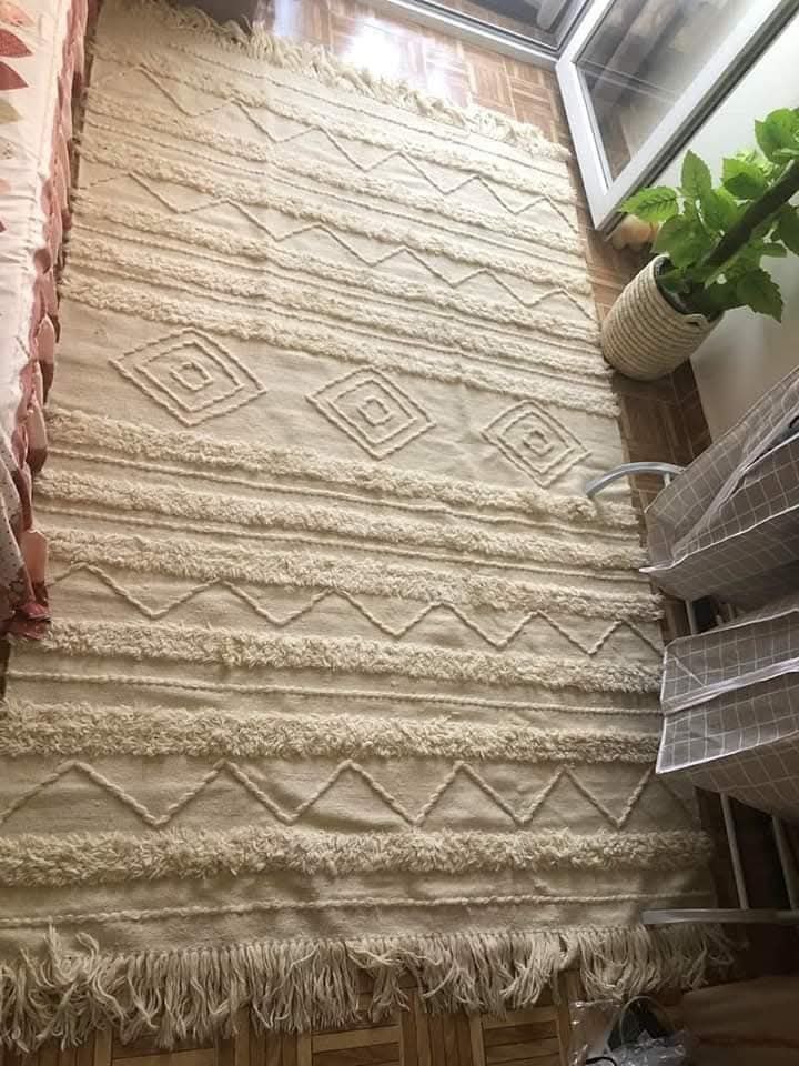 سجادة صوف صناعة يدوية
