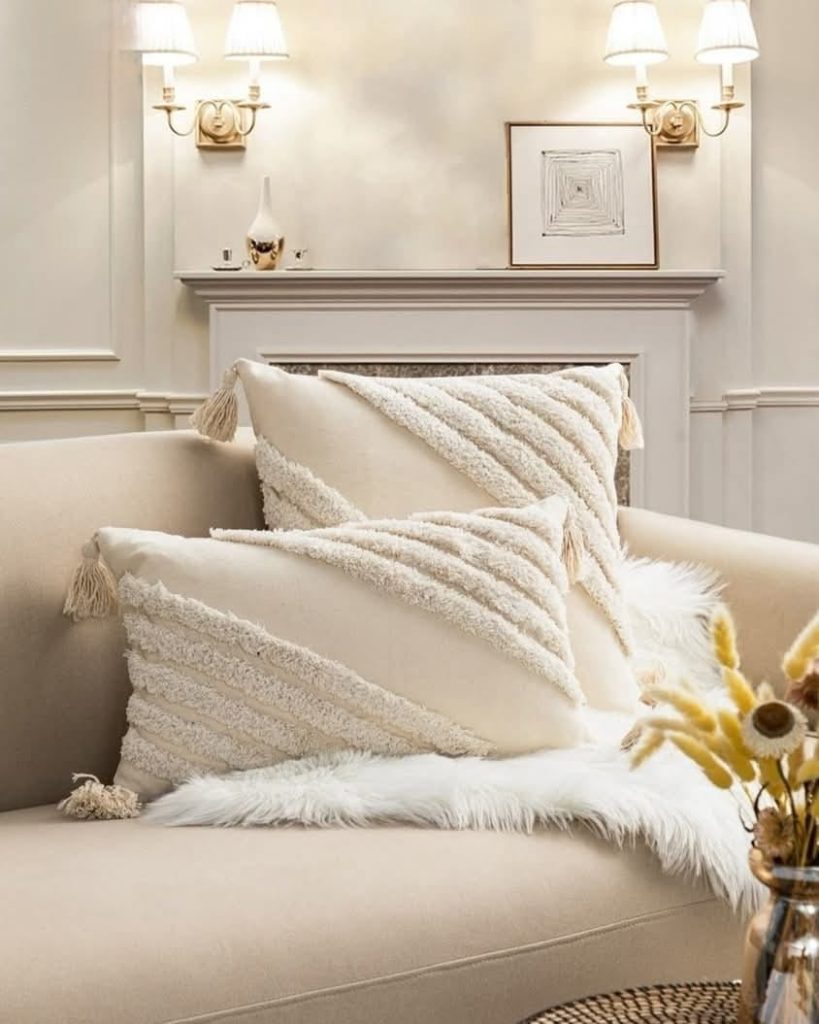 كوشن صوف صناعة يدوية