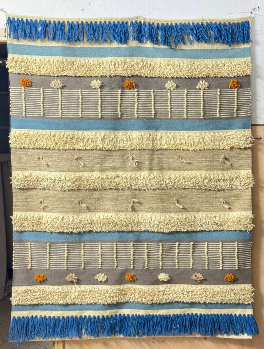 سجادة صوف صناعة يدوية